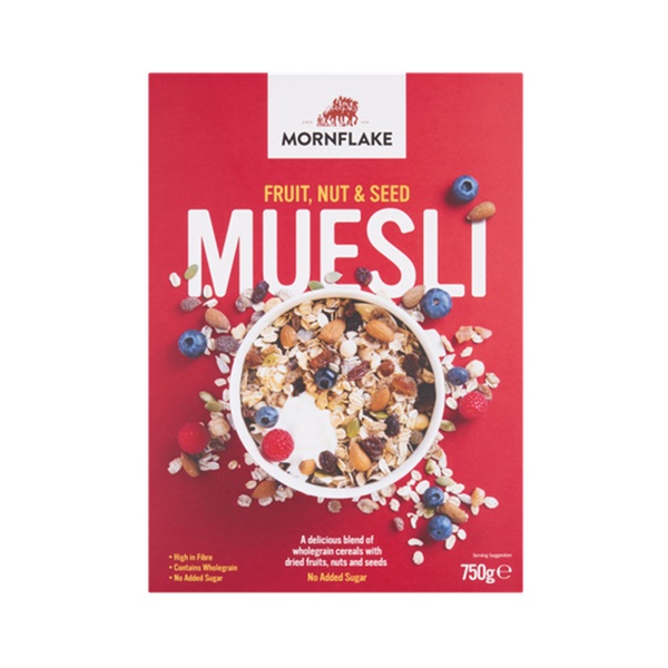 Mornflake Premium Fruit & Nut Muesli 750g