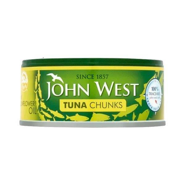 John West Tuna Chunks in Sunflower Oil 145g (HS)