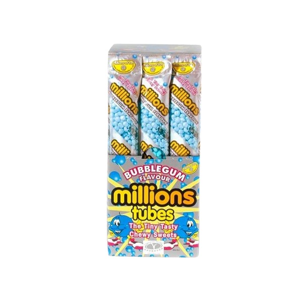(STANDARD) Millions Bubblegum Tubes 55g