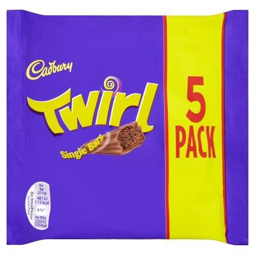 (STANDARD) Cadbury Twirl 5pk (5 x 21.5g) 107.5g