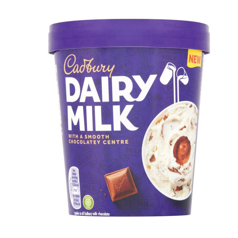 (Discontinued) Cadbury Dairy Milk Core Tub 480ml 
