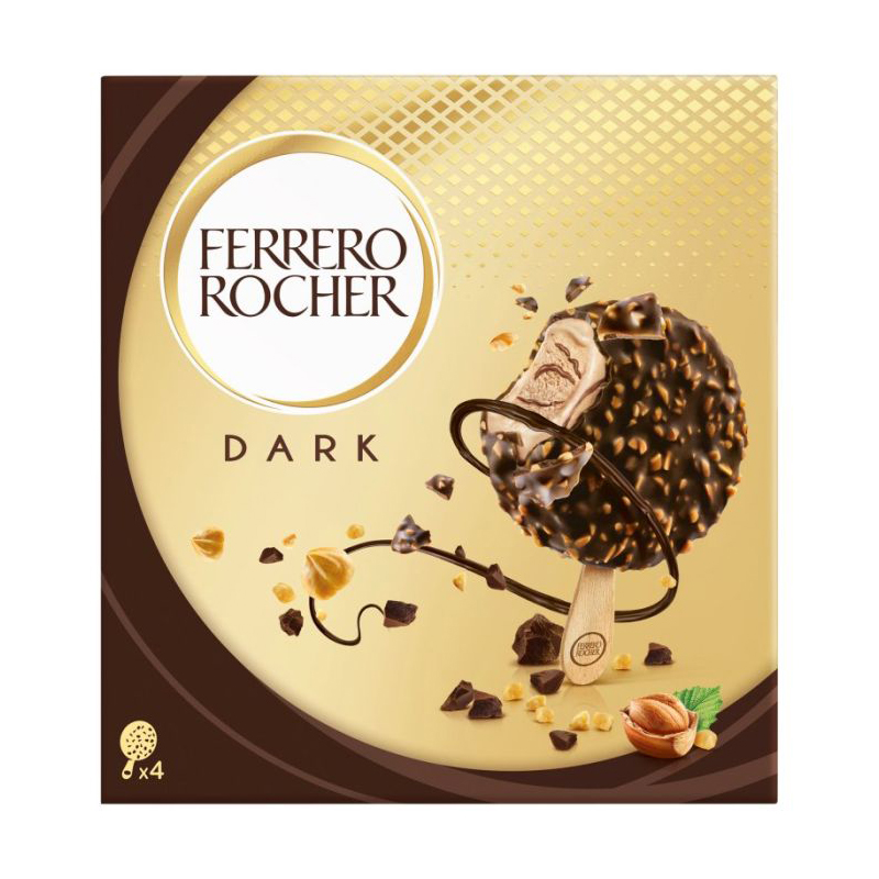 (Discontinued) Ferrero Rocher Dark Ice Cream 4pk