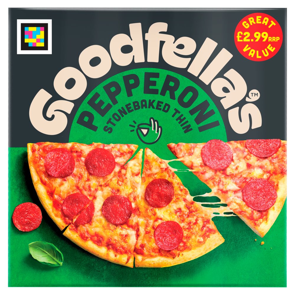 Goodfellas Thin Crust Pepperoni Pizza 332g PM £2.99