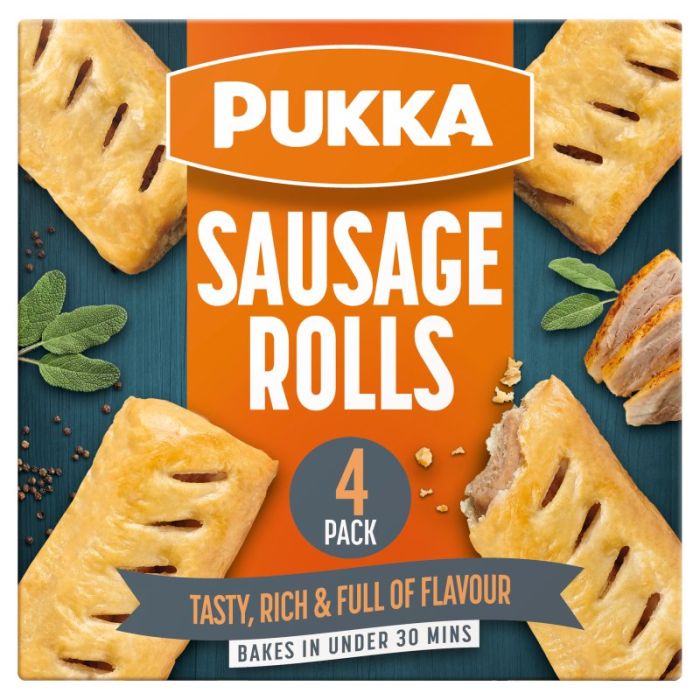 Pukka Sausage Rolls 4pk