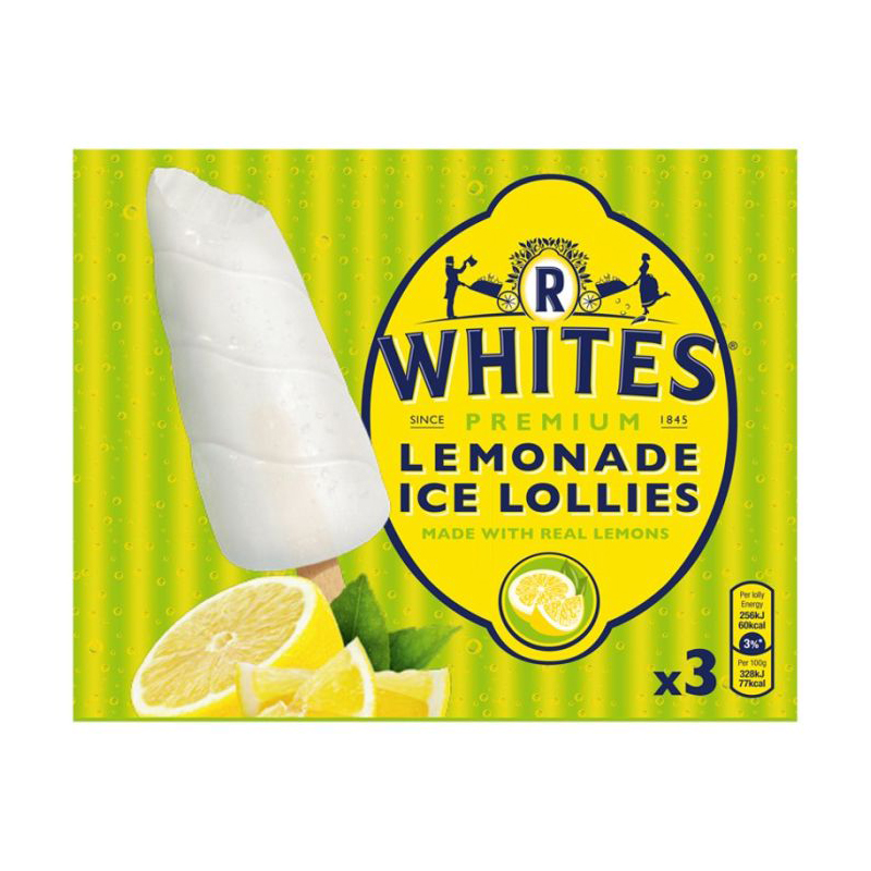 (Discontinued) R Whites Lemonade Lollies 3pk