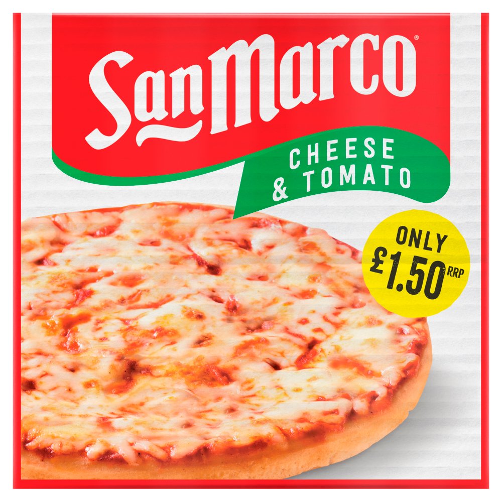 San Marco Thin Cheese & Tomato Pizza 253g PM £1.50