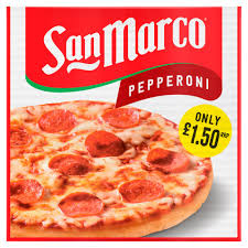 San Marco Thin Pepperoni Pizza 253g PM £1.50