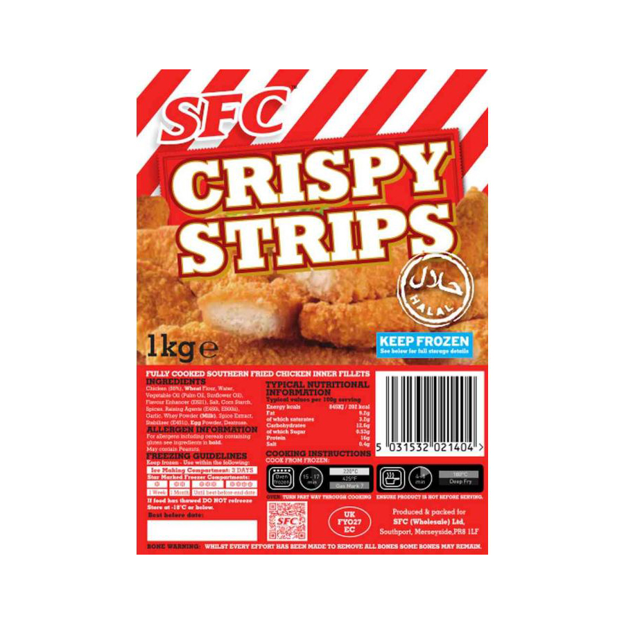 (Discontinued) SFC Crispy Chicken Strips 1kg