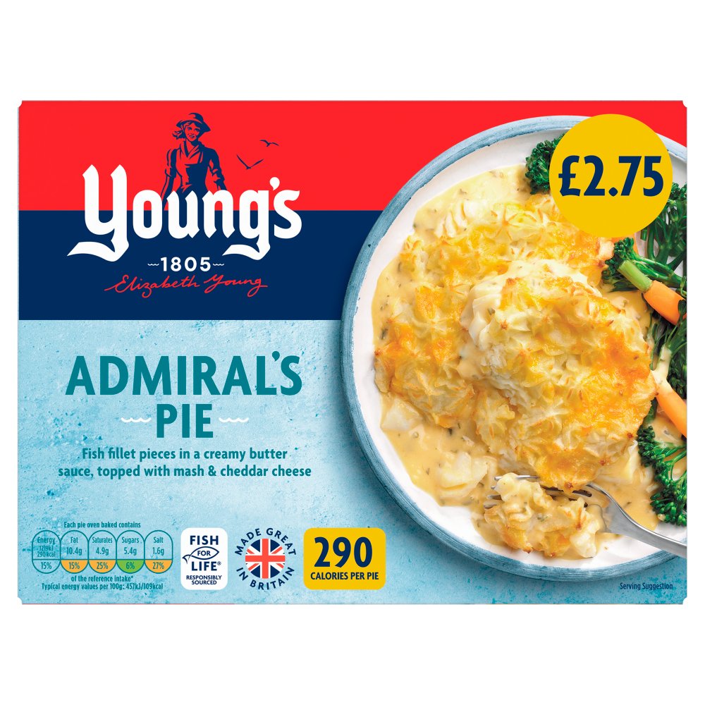Youngs Admirals Pie 300g PM £2.75
