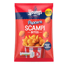 Youngs Popcorn Scampi Bites 300g £3.75