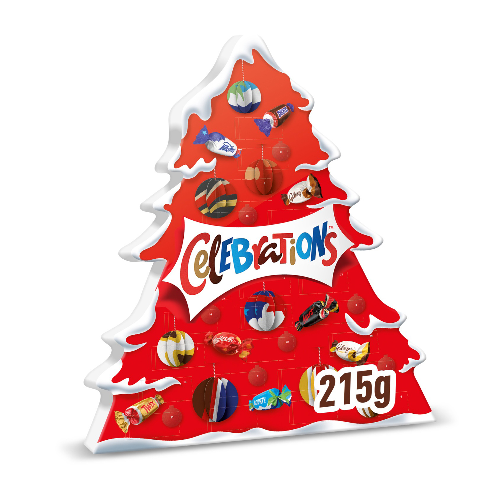 (Discontinued) Celebrations Tree Advent Calendar 215g