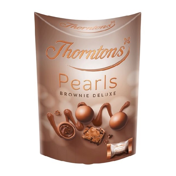 Thorntons Pearls Fudge Brownie 167g