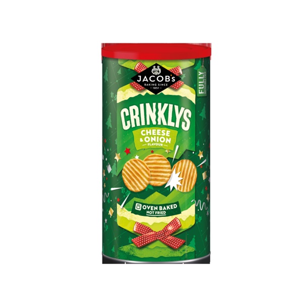 (Discontinued) Jacobs Crinklys Caddy Cheese & Onion 200g