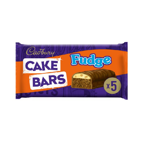 Cadbury Fudge Cake Bars 5pk 125g