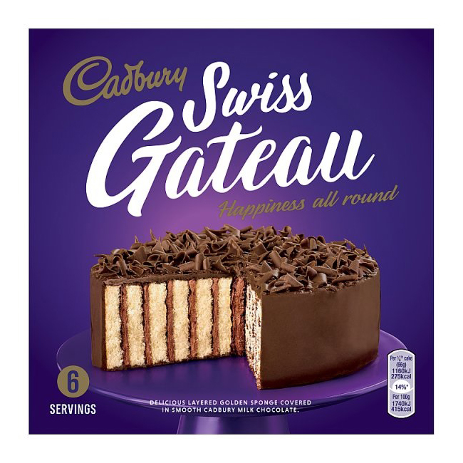 Cadbury Swiss Gateau 400g