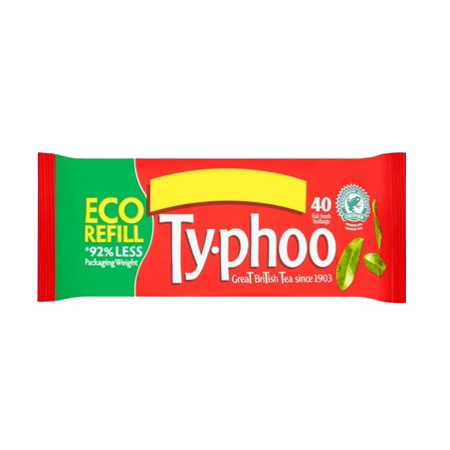 Typhoo Eco Pack Tea Bags PM £1.29 40s