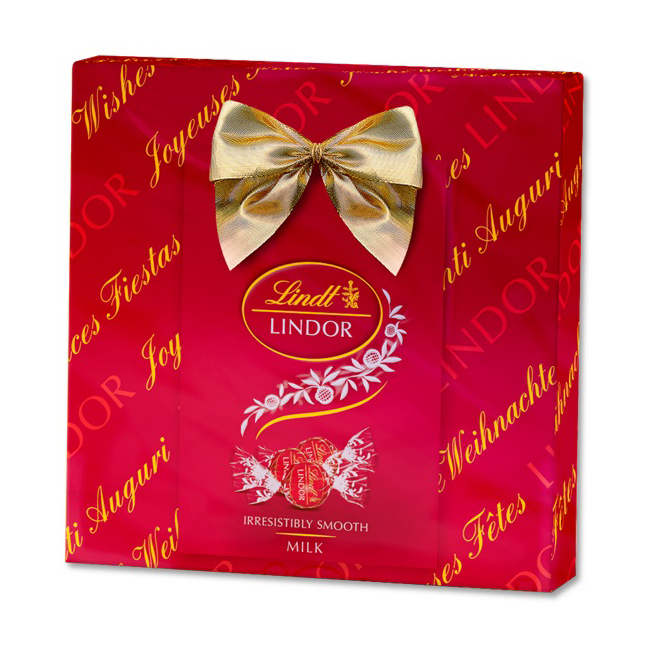 (Discontinued) Lindt Lindor Gift Wrapped Box Milk 287g