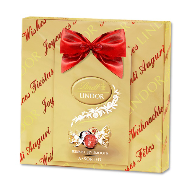 (Discontinued) Lindt Lindor Gift Wrapped Box Asst 287g