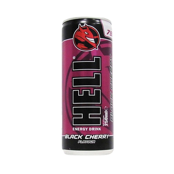 Hell Black Cherry Energy Drink PM 79p 250ml