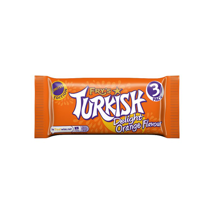 (Discontinued) Frys Turkish Delight Orange 3pk (3 x 51g) 153g 