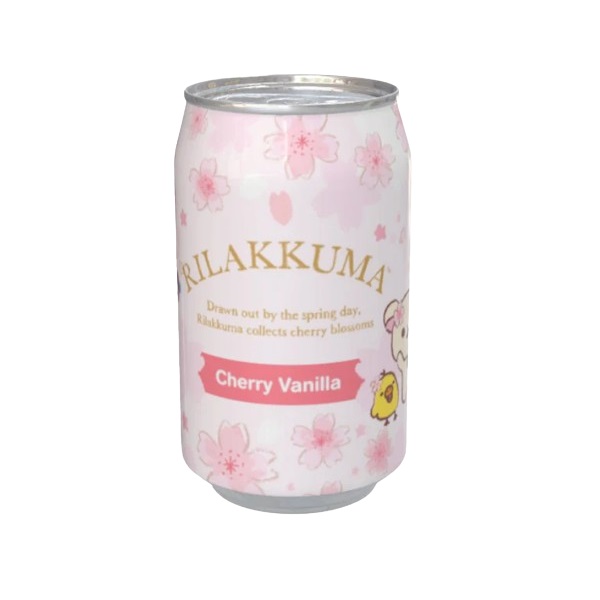 Kawaji Rilakkuma Cherry Vanilla Flavour Soda 330ml