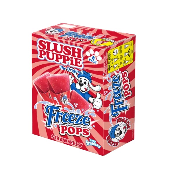 Slush Puppie Strawberry Triangles Freeze Pops 8pk 496ml
