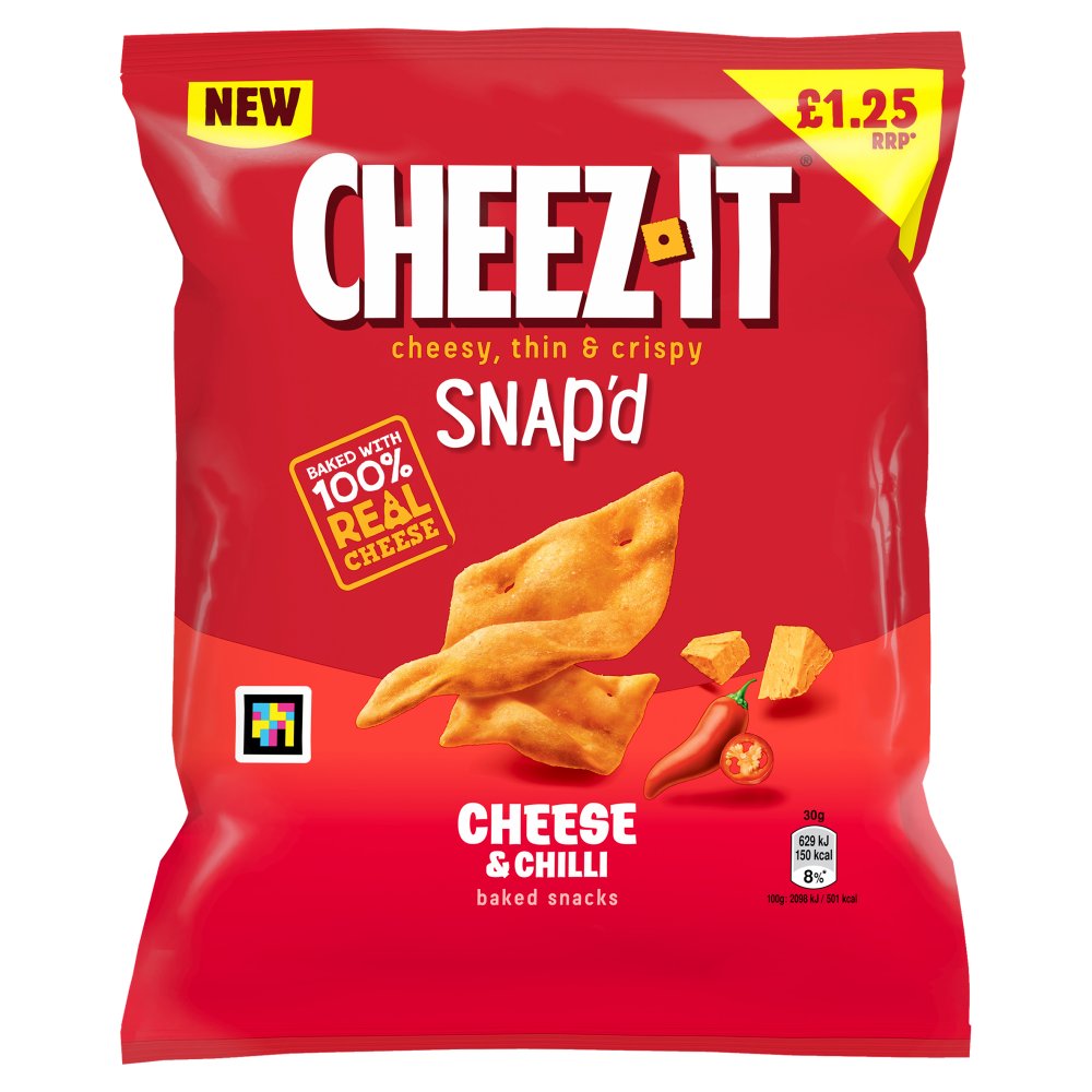 Cheez It Snapd Crackers Cheese & Chilli PM £1.25 65g