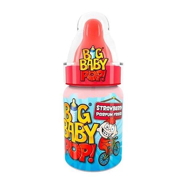 Bazooka Big Baby Pop Strawberry & Blackcurrant 32g