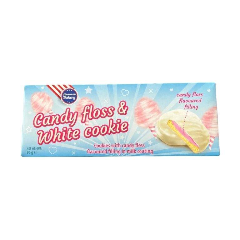(Discontinued) American Bakery Candy Floss & White Choco Cookies 96g
