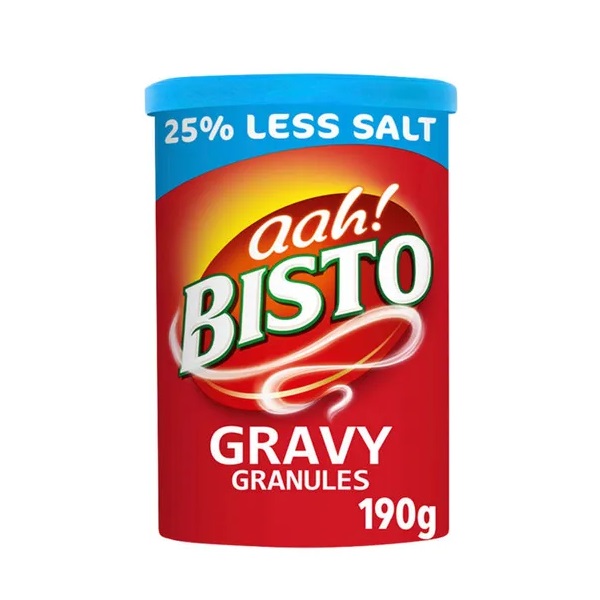 (DELIST)Bisto Gravy Granules Beef Reduced Salt 190g