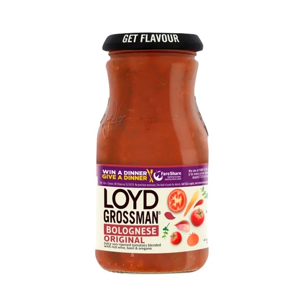 (DELIST)Loyd Grossman Bolognese Original Pasta Sauce 350g