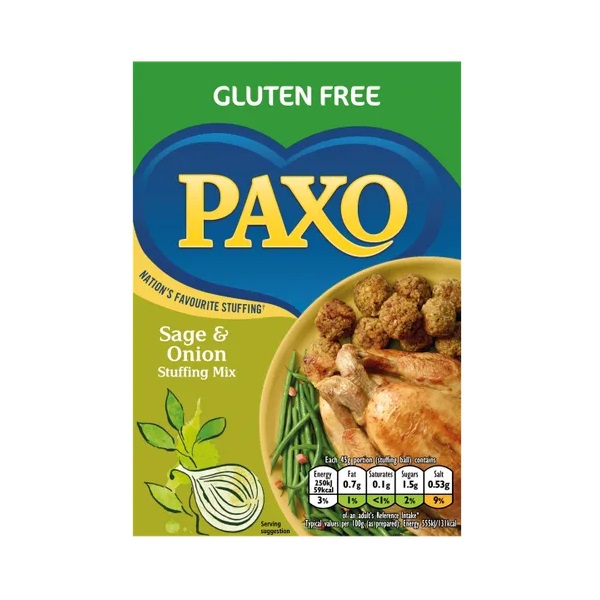 (DELIST)Paxo Sage & Onion Gluten Free 150g
