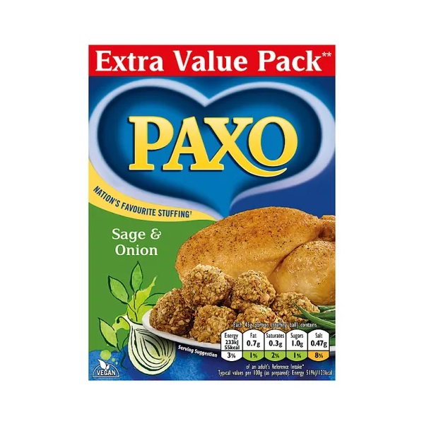 (DELIST)Paxo Sage & Onion Stuffing Mix (2 x 170g) 340g