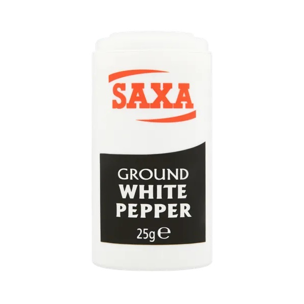 (DELIST)Saxa Ground White Pepper 25g