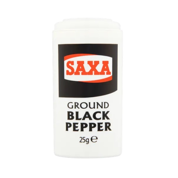 (DELIST)Saxa Ground Black Pepper 25g
