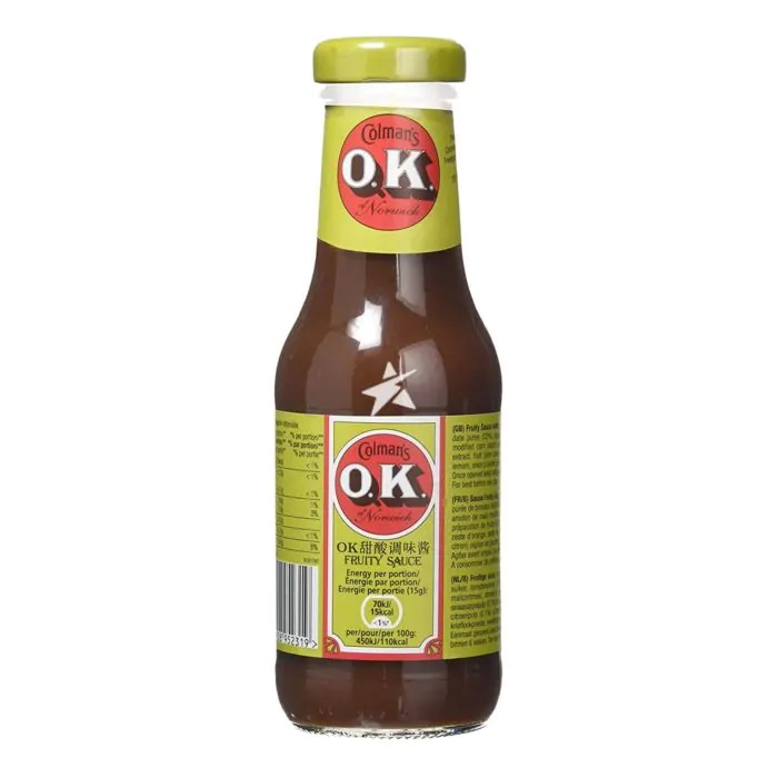 Colmans OK Fruity Sauce Jar 335g