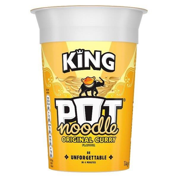 (DELIST) King Pot Noodle Original Curry 114g (HS)