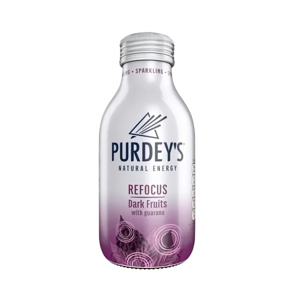 (DELIST) Purdeys Refocus Dark Fruits & Guarana Bottle 330ml