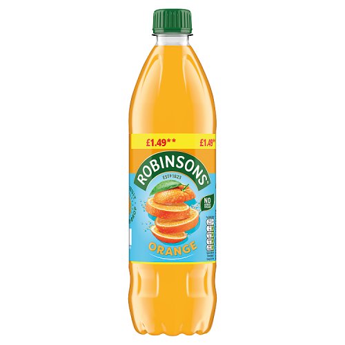 (DELIST) Robinsons Fruit Squash Orange NAS 750ml PM £1.49