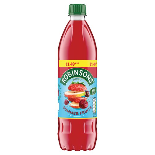 (DELIST) Robinsons Fruit Squash Summer Fruits NAS 750ml PM £1.49