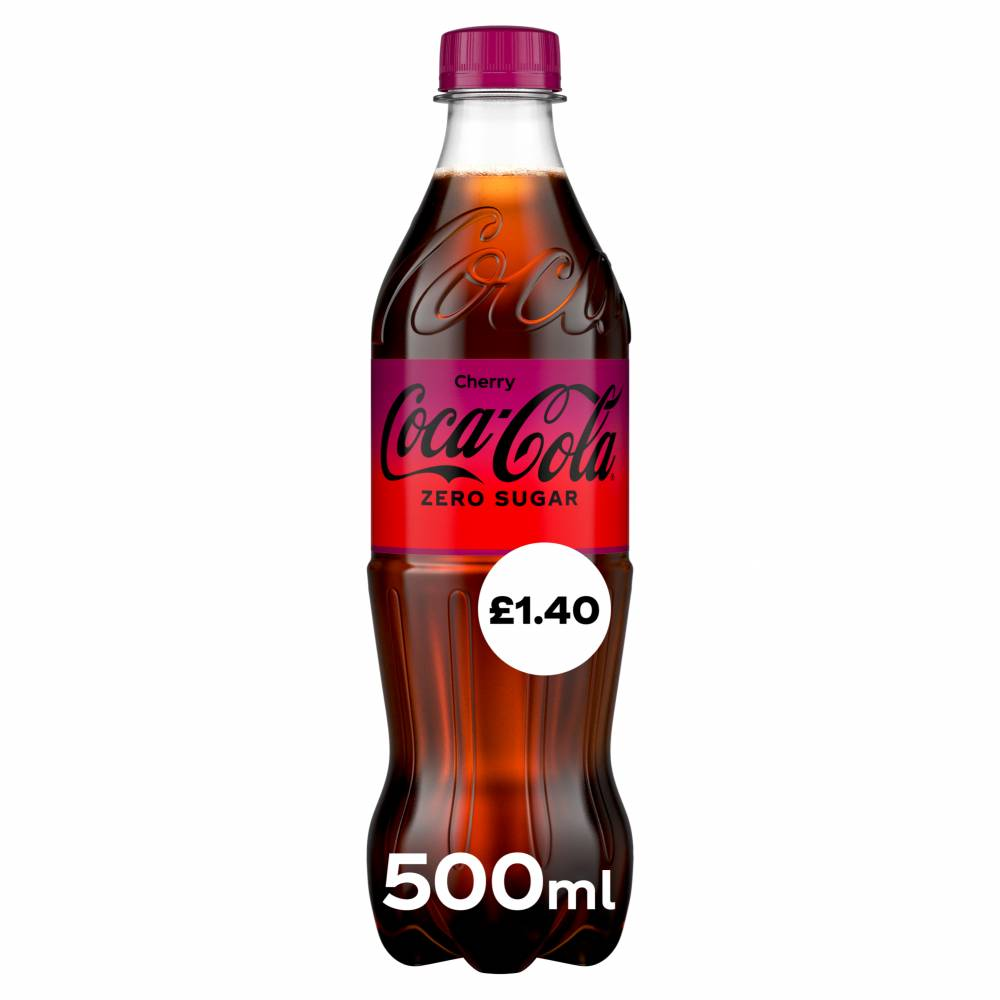 (DELIST) Coke Zero Cherry 500ml PMP
