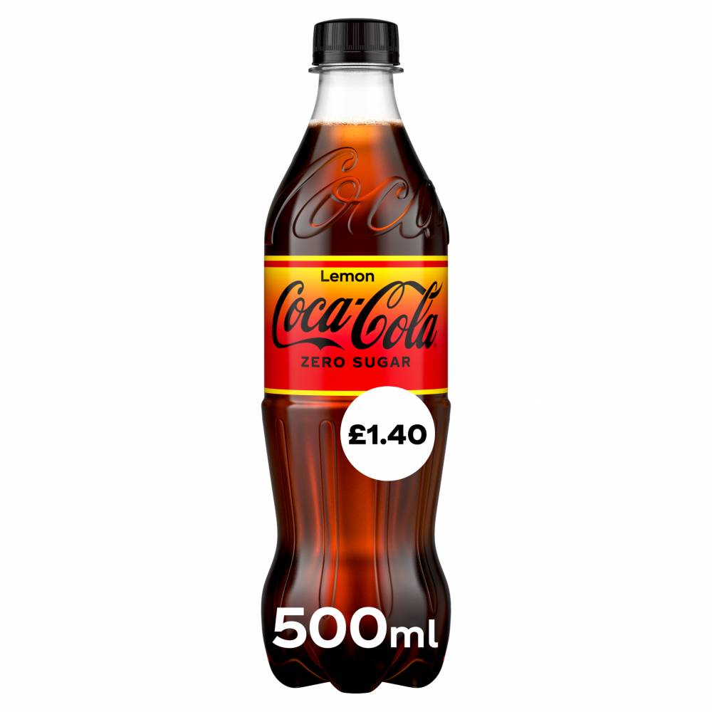 (DELIST) Coke Zero Lemon 500ml PMP