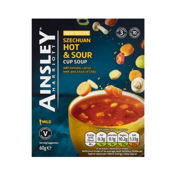 Ainsley Harriott Cup Soup Szechuan Hot & Sour 60g