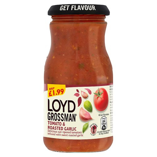 Loyd Grossman Tomato & Roast Garlic PM £1.99 350g