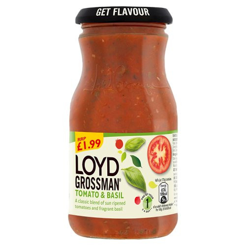 Loyd Grossman Tomato & Basil PM £1.99 350g