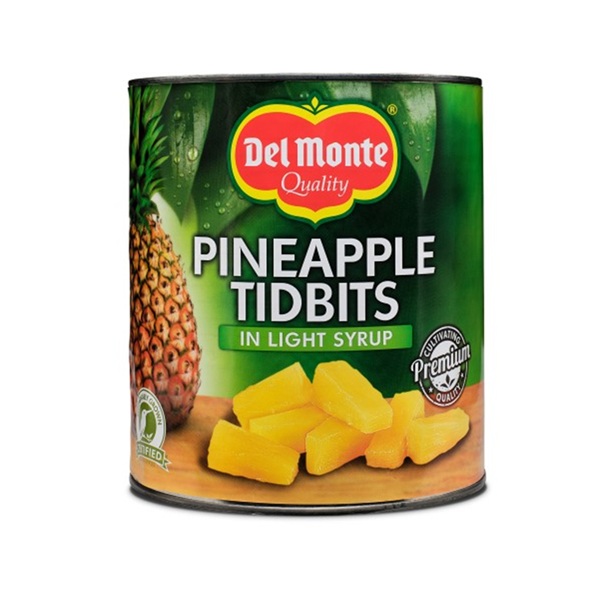 Del Monte Pizza Cut Pineapple (Tidbits) In Syrup 3kg