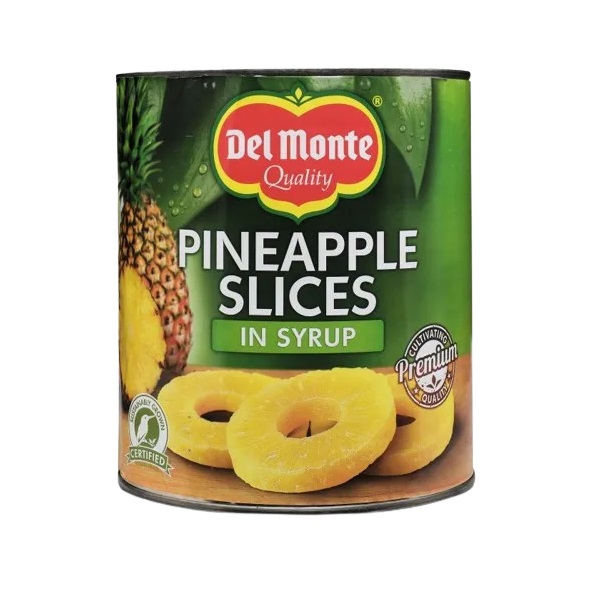 Del Monte Pineapple Slices In Syrup 54-60 Count 3kg