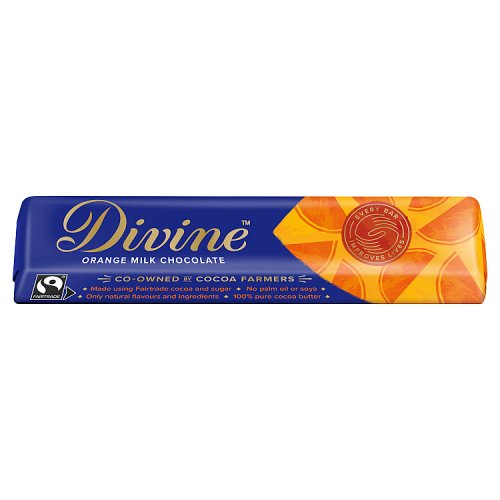Divine Orange Milk Chocolate 35g