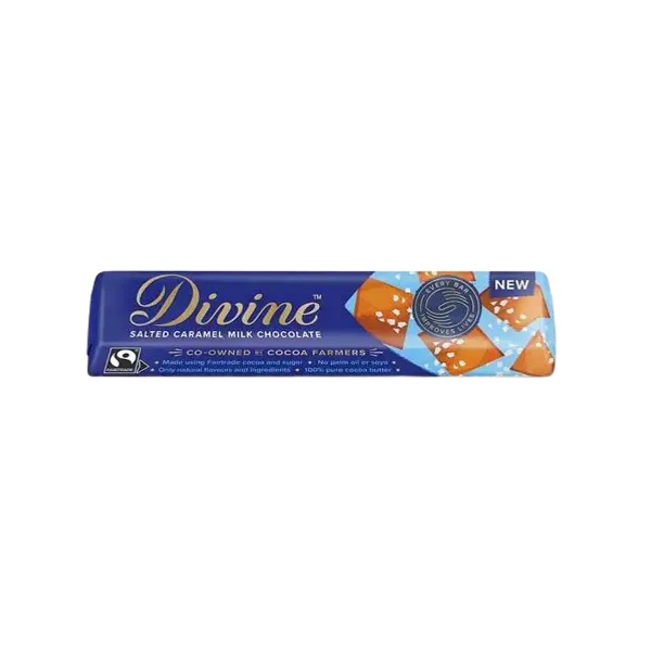 Divine Salted Caramel Chocolate Bar 35g