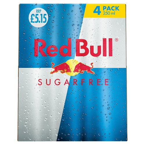 Red Bull S/F 4pk PM £5.75 (4 x 250ml)